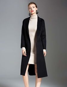 魅之女大口袋羊毛毛呢外套 国内批发网站上的秋冬时尚之选